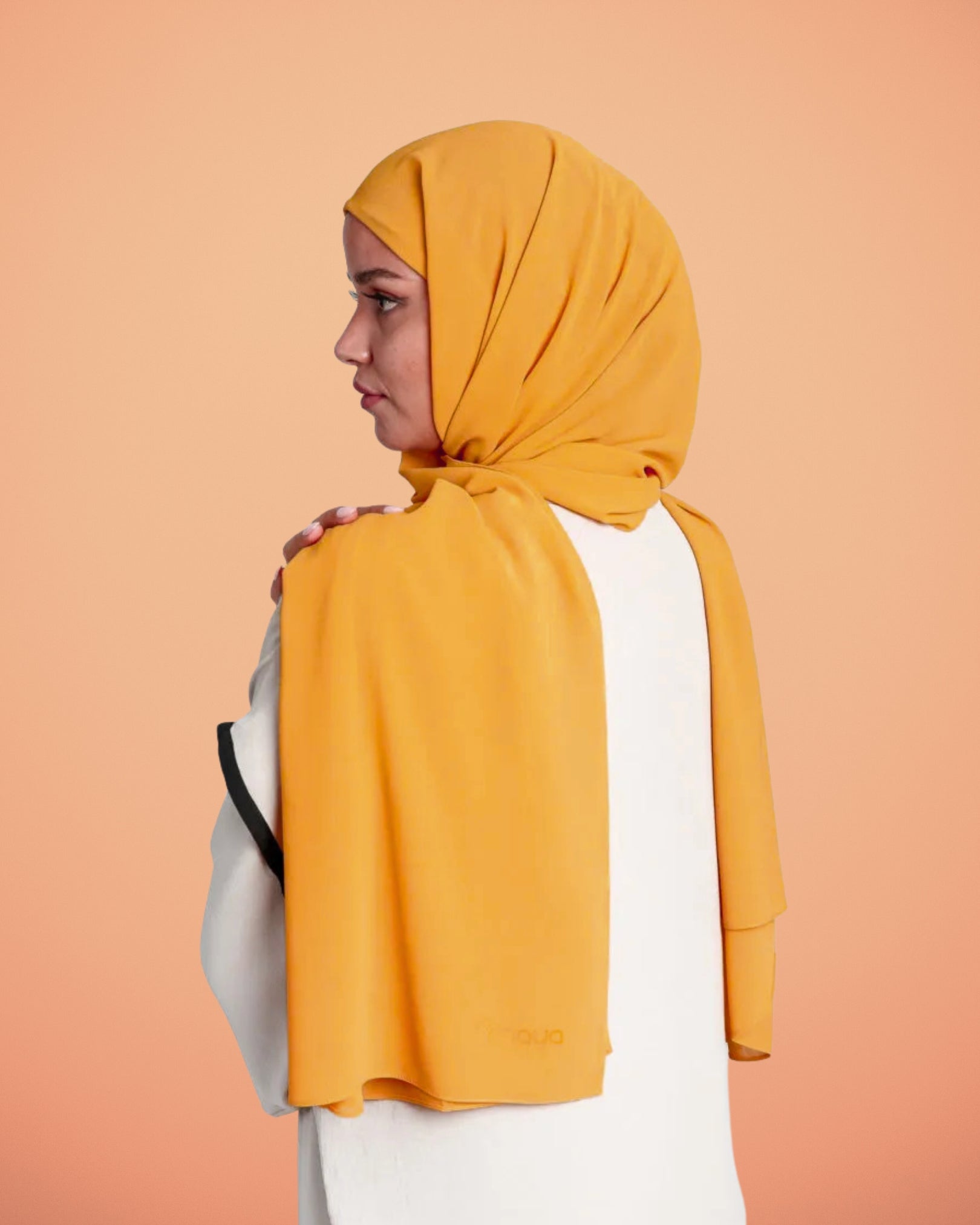 Georgette Hijab - Mustard