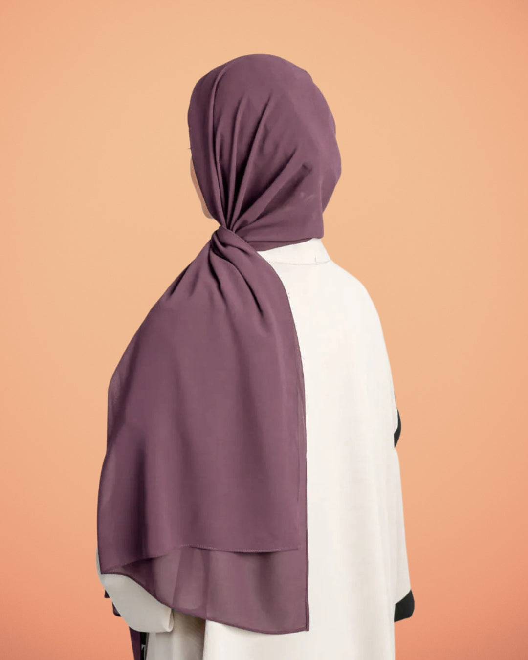 Georgette Hijab - Viola Purple
