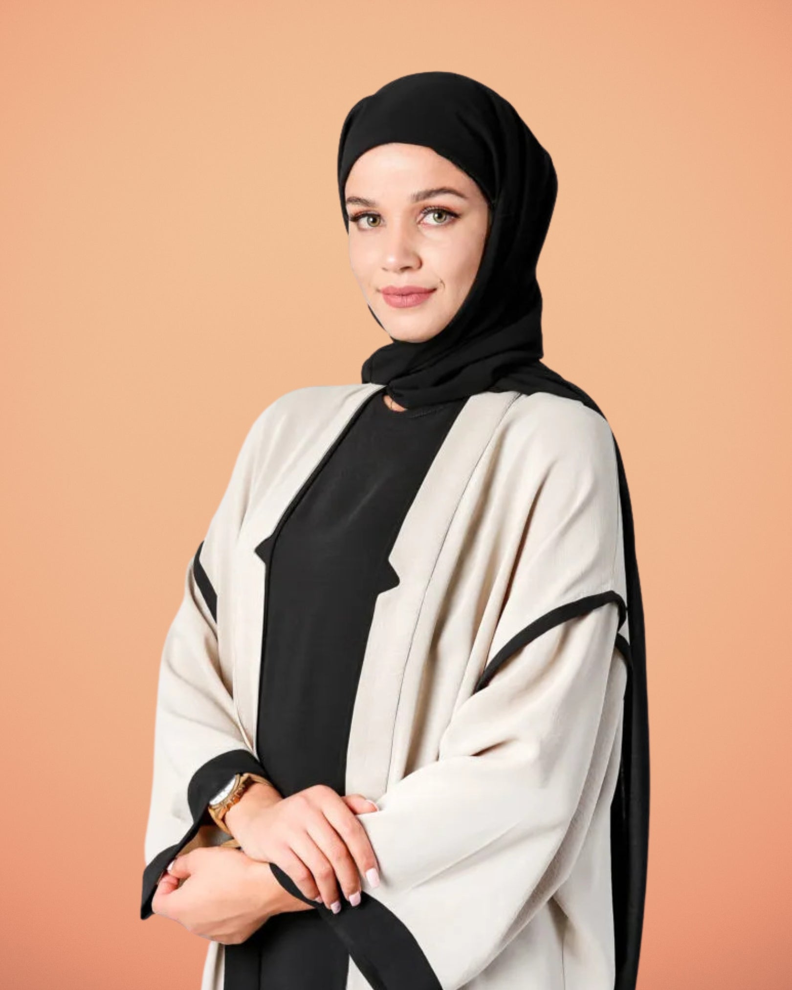 Georgette Hijab - Jet Black