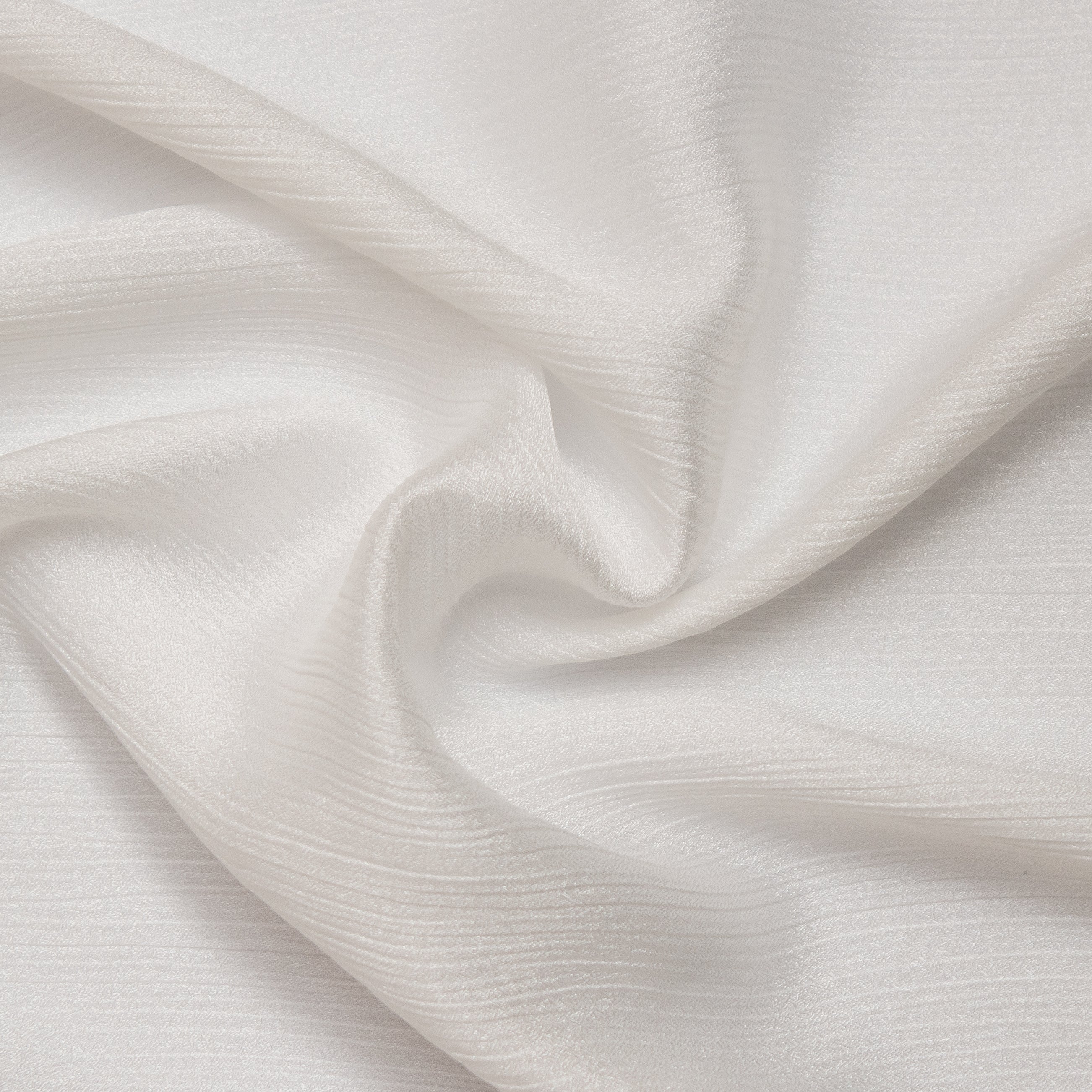Crinkle Silk (White)