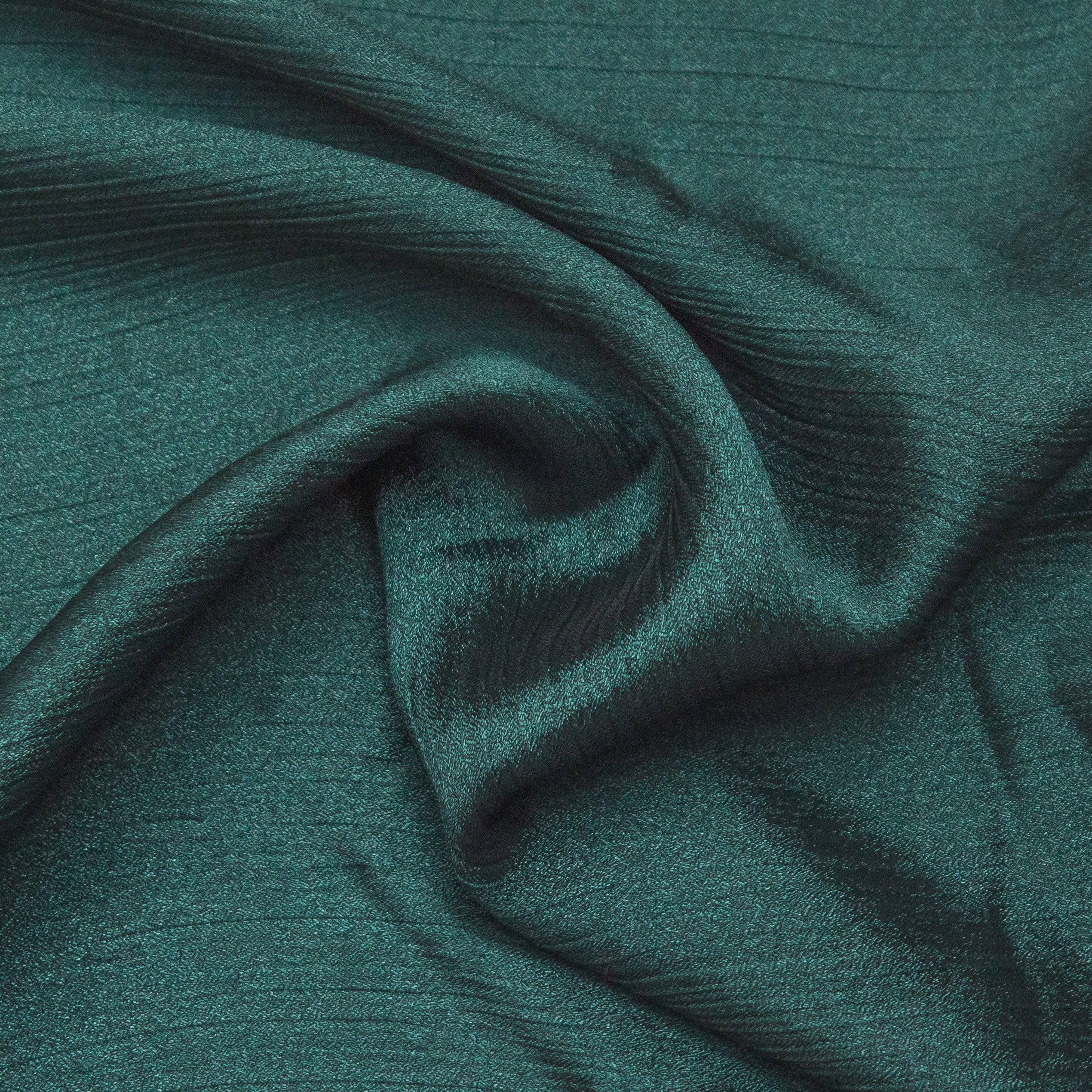 Crinkle Silk (Emerald Green)