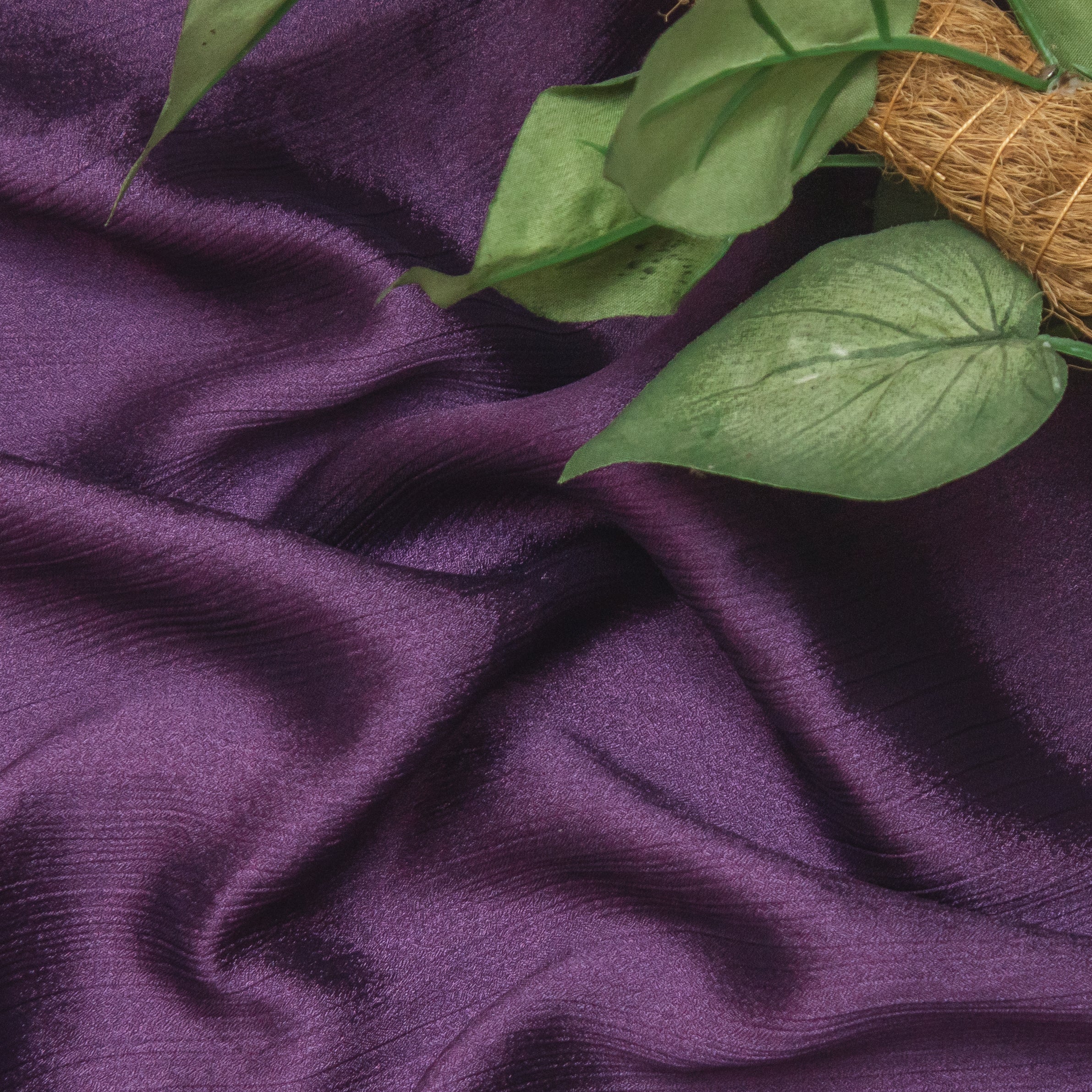 Crinkle Silk (Purple)
