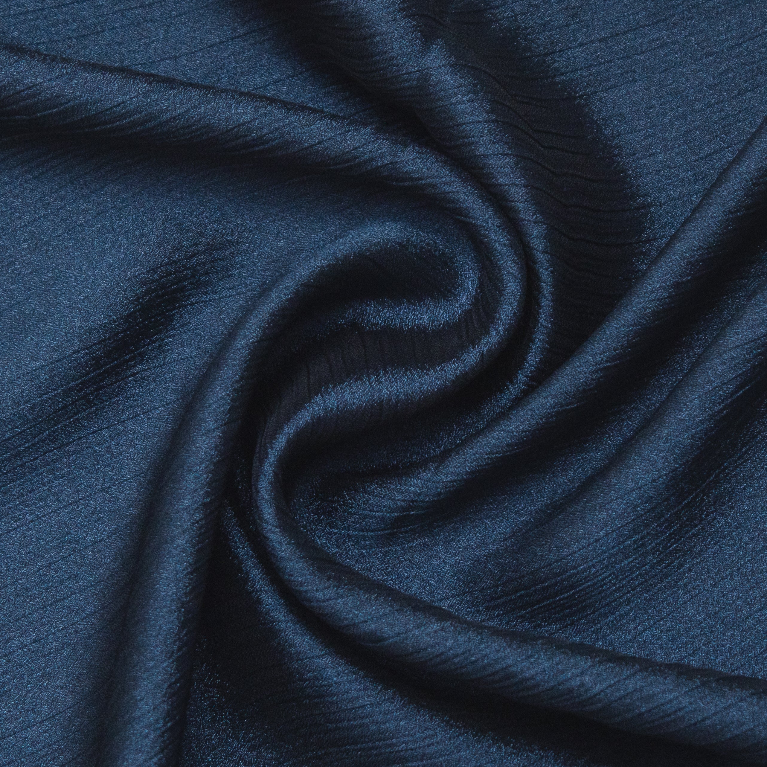 Crinkle Silk (Navy Blue)