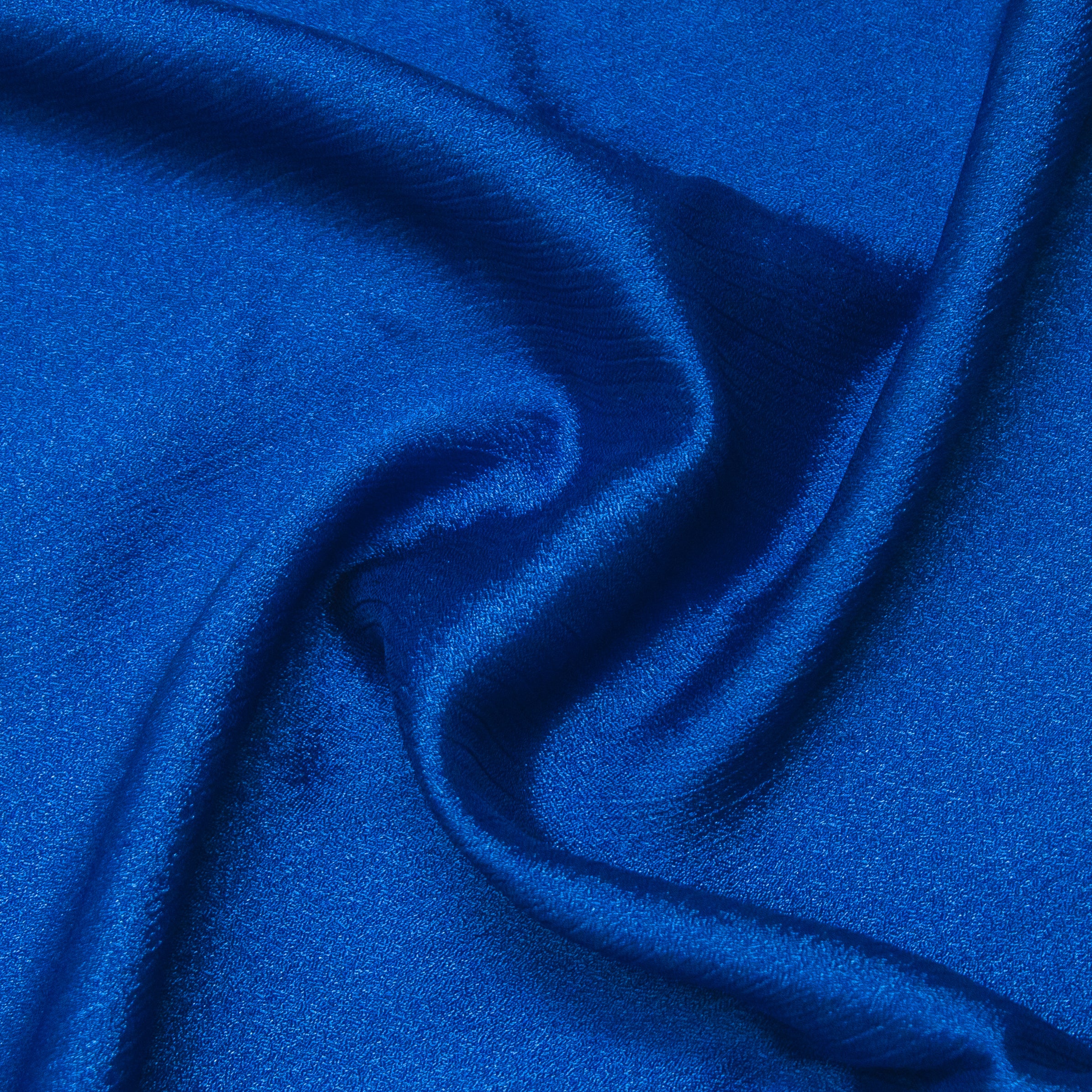 Crinkle Silk (Royal Blue)