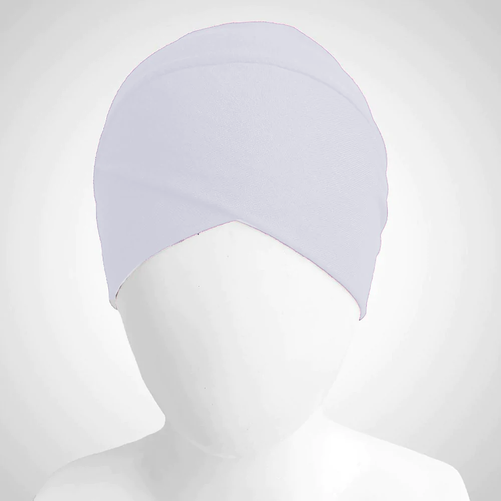 Cross Tube Underscarf Cap (White) – Haya Veil